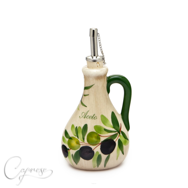 OLIVE BEIGE Essig Flasche 17 cm / 0,2 l