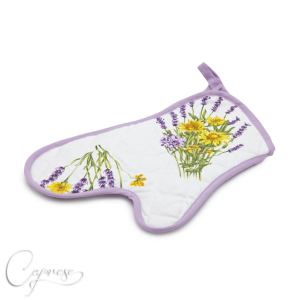 LAVENDEL Topfhandschuh, Backhandschuh 31 x 21 cm