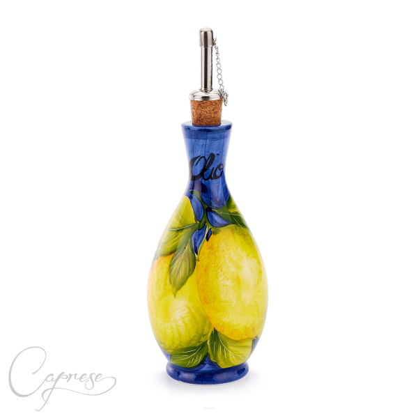 BLAUE ZITRONE Öl Flasche 17 cm / 0,3 L