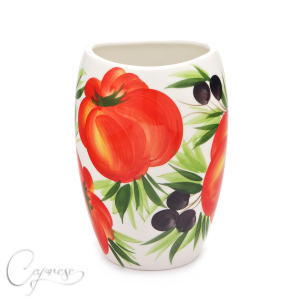 TOMATEN MIT OLIVE Tischvase 20 cm