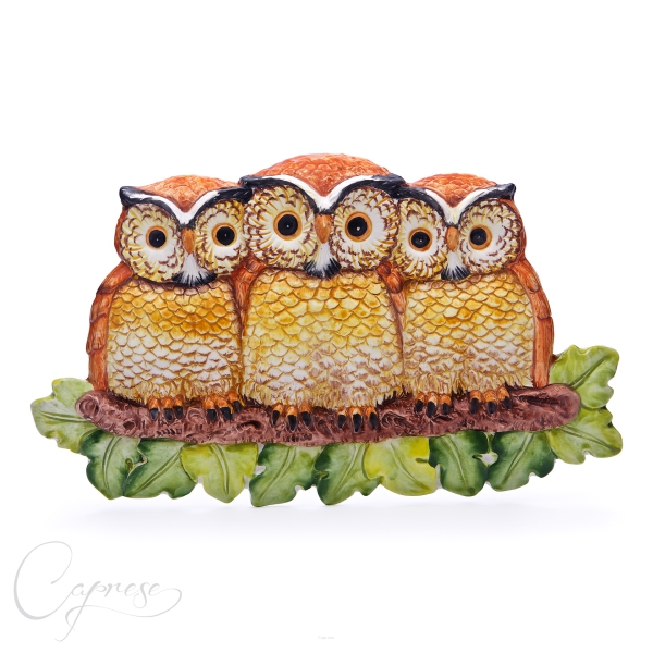 DEKORATION Eulen / Owls 40 cm