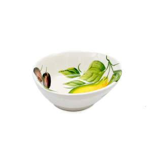 ZITRONE MIT OLIVE Schüssel Schale 10 cm