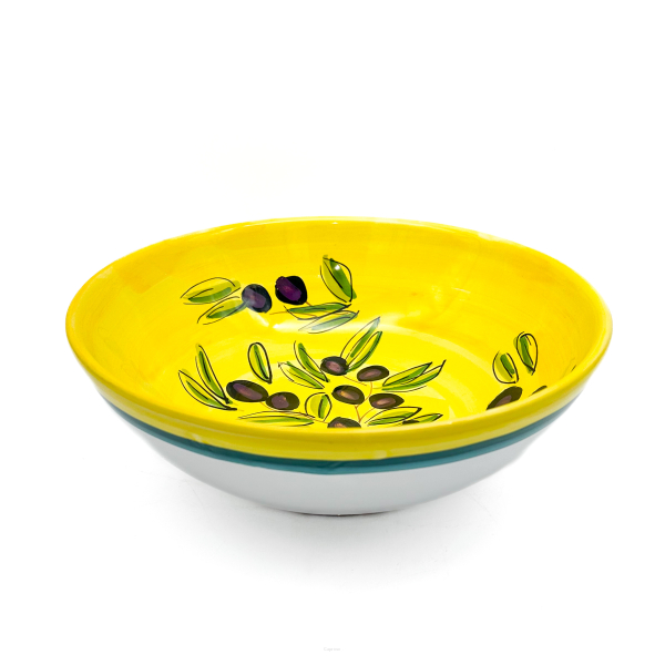 GELBE OLIVE Schüssel 25 cm