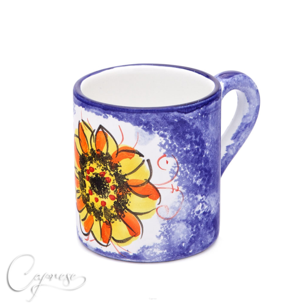 BLAUE SONNENBLUME Becher 9,5 cm / 0,3 L