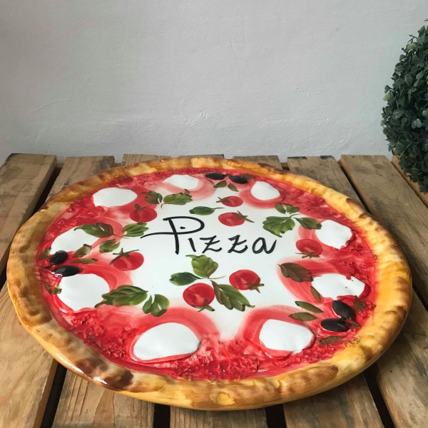 PIZZA 3D Teller Servierplatte Pomodoro 33 cm