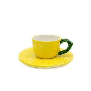 ZITRONE 3D Espresso Tasse Mit Untertasse