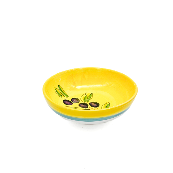 GELBE OLIVE Schüssel Schale 14 cm