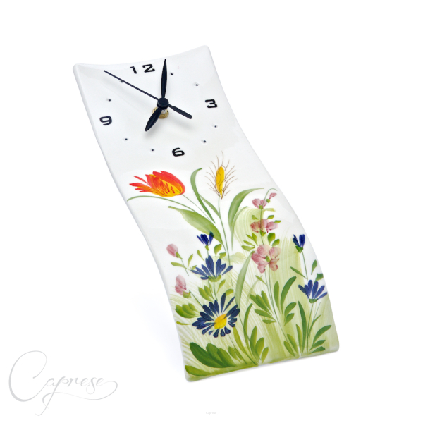 BLUMEN Wanduhr 31 cm