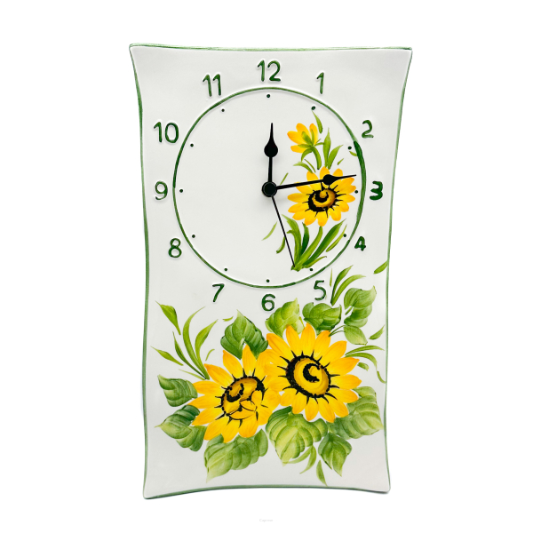 SONNENBLUMEN Wanduhr 39 cm