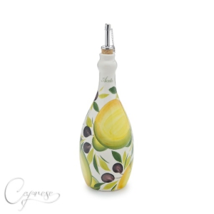 ZITRONE MIT OLIVE Essig Flasche 25 cm / 0,7 l