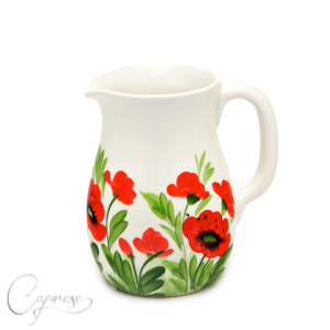 MOHNBLUMEN Kanne Krüg 16 cm / 1,3 l