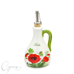 MOHNBLUMEN Essig Flasche 17 cm / 0,2 l