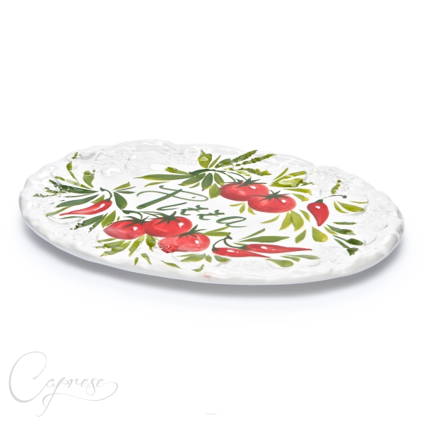 PIZZA Teller Platte Bruschetta 34 cm