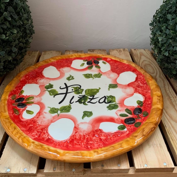 PIZZA Teller Servierplatte 33 cm 